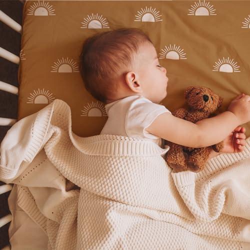 Soarwg Kids Mini Crib Sheets Neutral Set