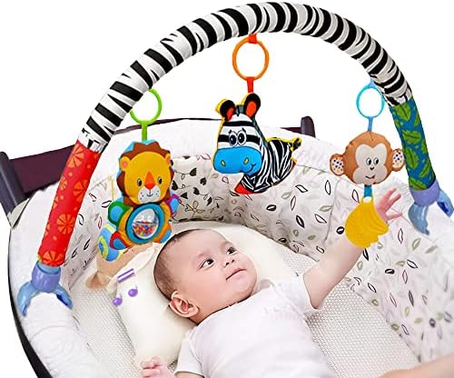 Willway Adjustable Baby Travel Play Arch with Musical Toys