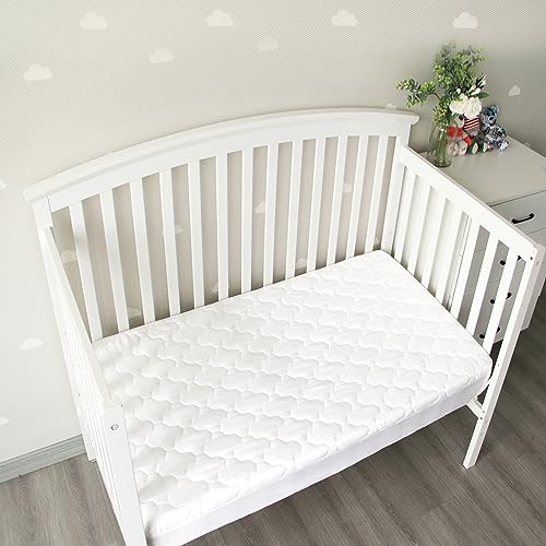 Biloban Crib Mattress Protector Sheet Fitted Waterproof 52x28