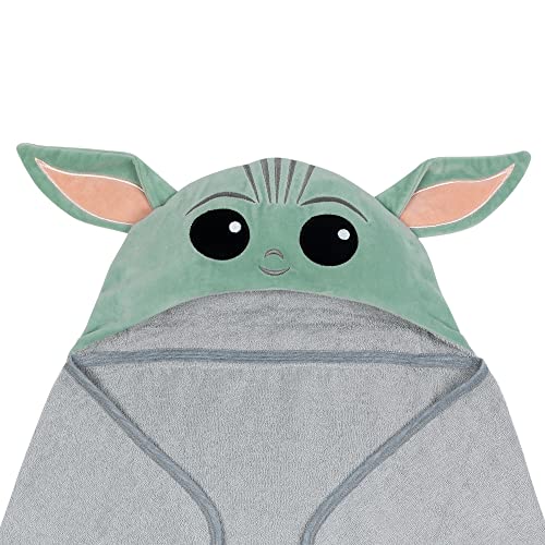 Lambs Ivy Star Wars Grogu Hooded Bath Towel