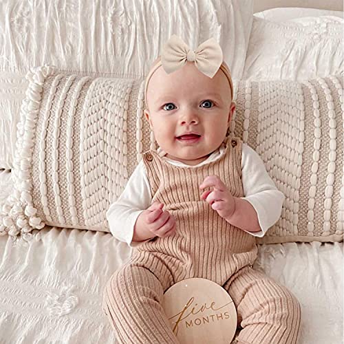 YanJie 45 Nylon Bow Headbands for Baby Girls - 10 Pieces
