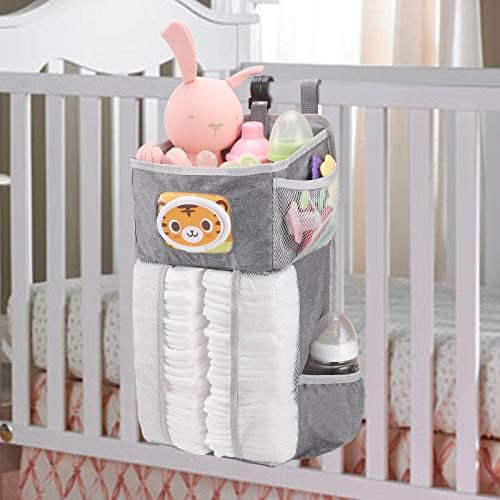 Accmor Hanging Baby Diaper Caddy Organizer Grey