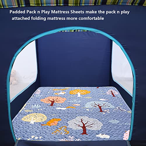 MIIMER Padded Pack n Play Mattress Protector 38x26
