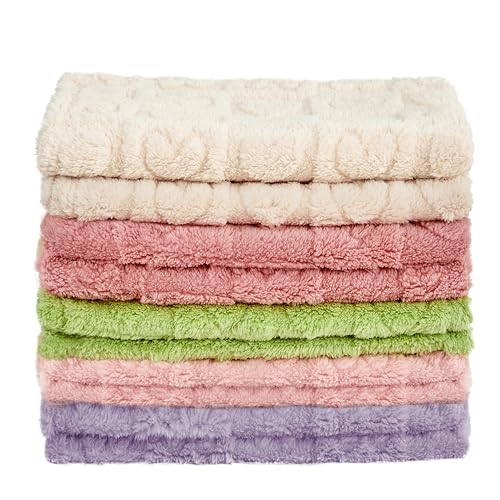 Yurhap Fleece Baby Blanket Heart Checkered 3040 Light Pink