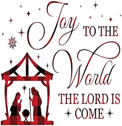 Joy to the World The Lord is Come Vinyl Wall Sticker
