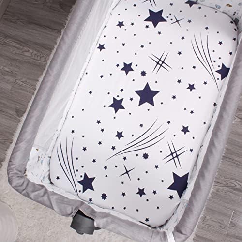 Belsden 3-Pack Bassinet Sheet Set with Flexible Fit and Soft Material