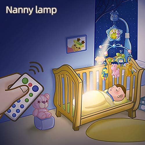 Caterbee Baby Crib Mobile with Light and Music