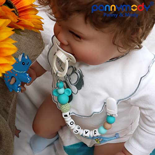 Panny Mody Personalized Pacifier Clip with Name