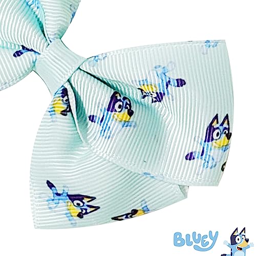 LUV HER Bluey Hair Bows 7pcs Set for Girls