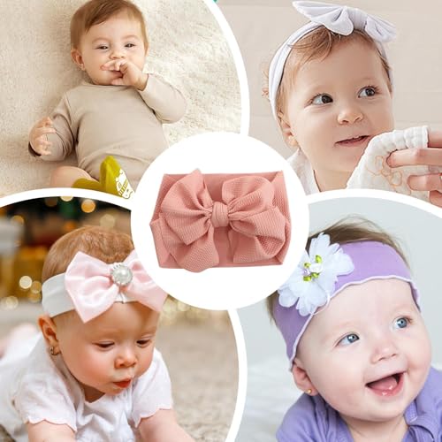 Toddler Knot Headband Soft Stretchy Hairband for Little Girls