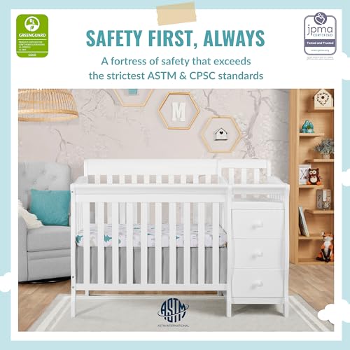 Dream On Me Jayden 4-in-1 Mini Crib Changer