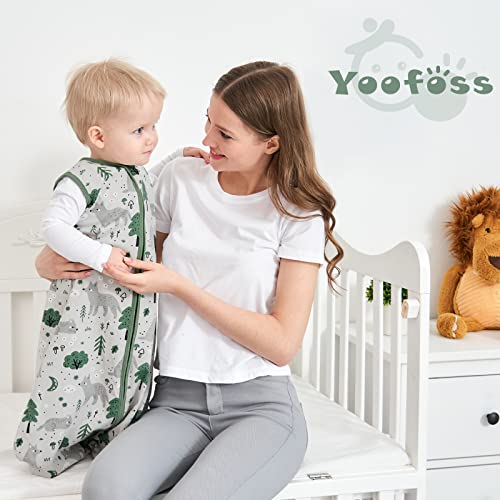 Yoofoss 6-12 Months Baby Sleep Sack 3 Pack 100 Cotton