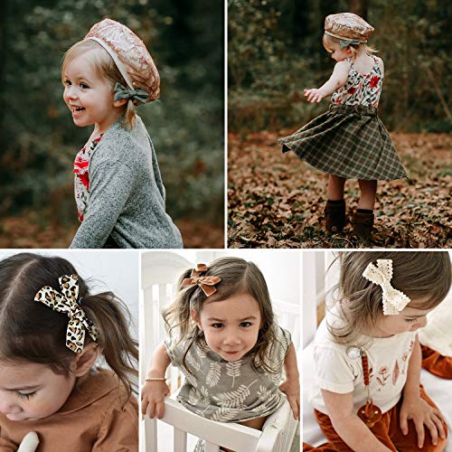 16 Piece Baby Girl Hair Bow Clips Barrettes Set