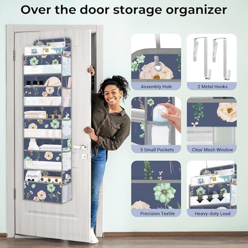 Clastyle 5-Tier Door Hanging Storage Organize Clothes Diapers Toys