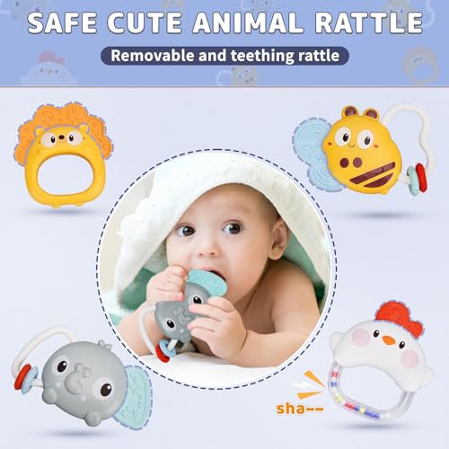 HCFJEH Baby Mobile with Music Lights and Rotation