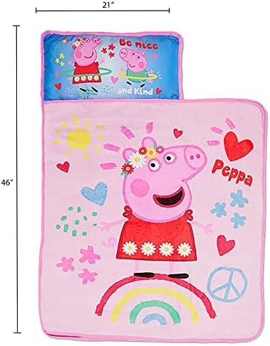 Peppa Pig NoJo Toddler Nap Mat with Pillow and Blanket