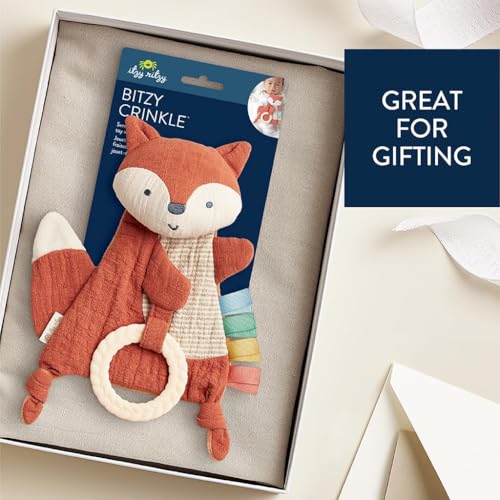 Itzy Ritzy Bitzy Crinkle Sensory Toy Fox 1