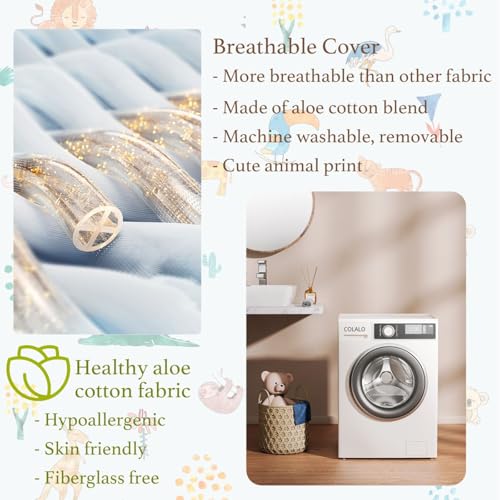BabeRooklin Aloe Cotton Dual Sided Pack and Play Mattress Pad