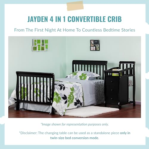 Dream On Me Jayden 4-in-1 Mini Crib Changer