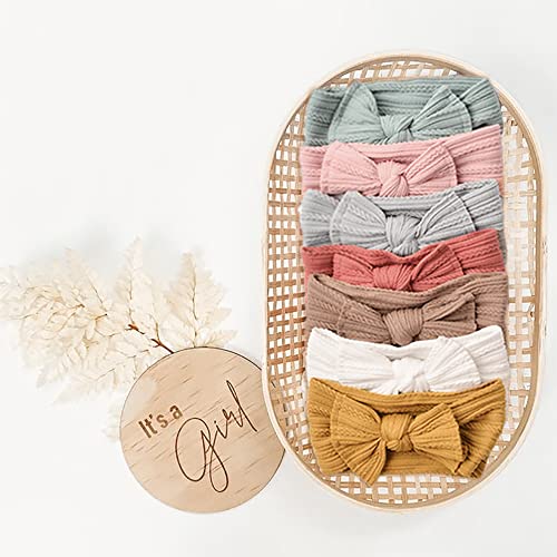 Niceye Baby Girl Headbands with Bows for Newborn to Toddler