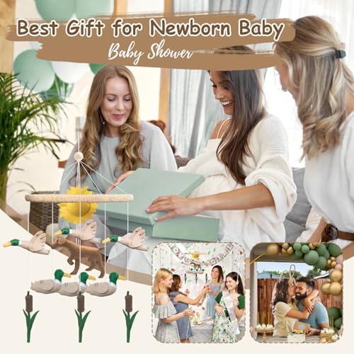 Teeloray Duck Hunting Baby Crib Mobile for Boys Girls
