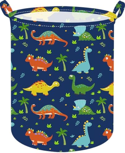 197 Inch Dinosaur Laundry Basket with Handles