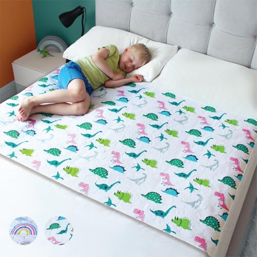 Hygge Sheets Dinosaur Mattress Pads for Kids 1