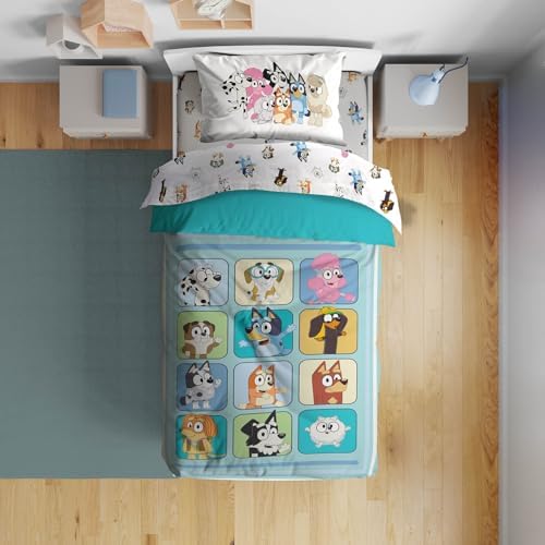 Sunny Side Up Bluey Friends Toddler Bedding Set