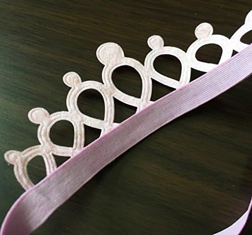 DANMY Baby Girl Elastic Headband with Rhinestones and Glitter 1