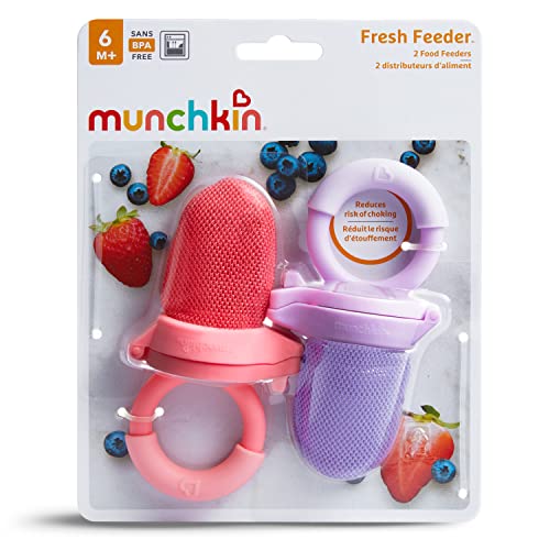 Munchkin Baby Feeder 2 Pack Coral Purple