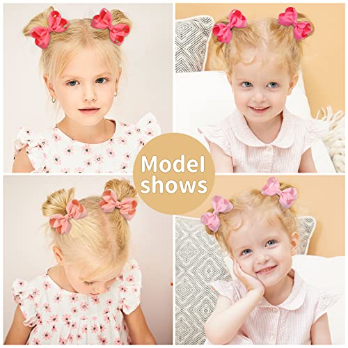 80PCS 3Inch Hair Bows for Girls with Alligator Clips
