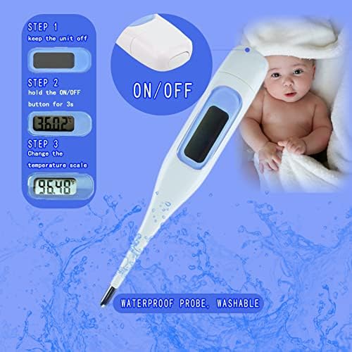 ZELINYE 10Pcs Baby Grooming Kit with LED Earwax Remover