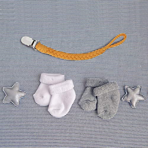 Sugee Pacifier Clip Holder 4 Pack Universal Braided Leash
