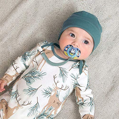 Baby Pacifier Holder 100 Handmade Braided Clip Grey