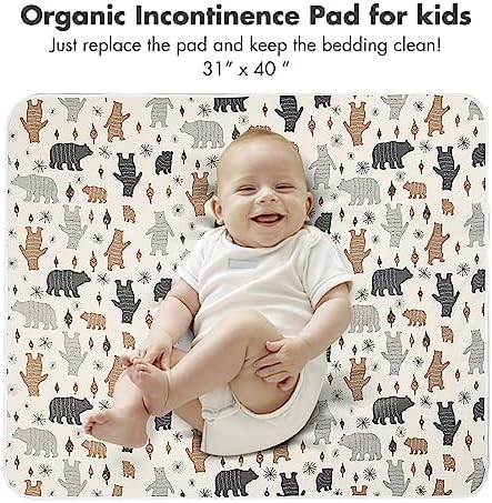 YIVEKO Reusable Waterproof Bed Pad for Baby and Adults